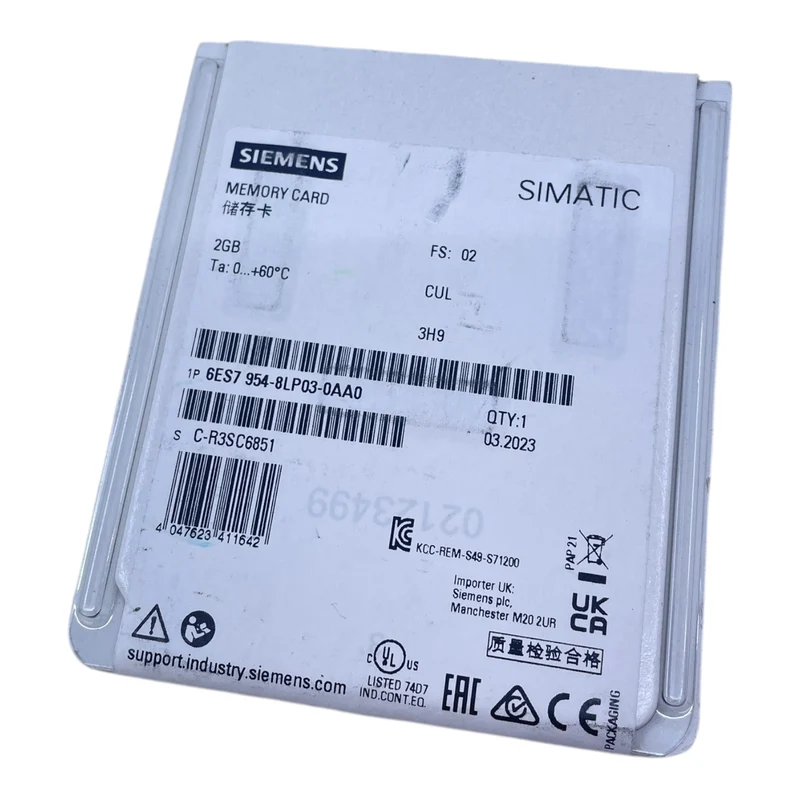 Siemens 6ES7954-8LP03-0AA0 Speicherkarte 2GB Siemens 6ES7954-8LP03-0AA0 Speicher