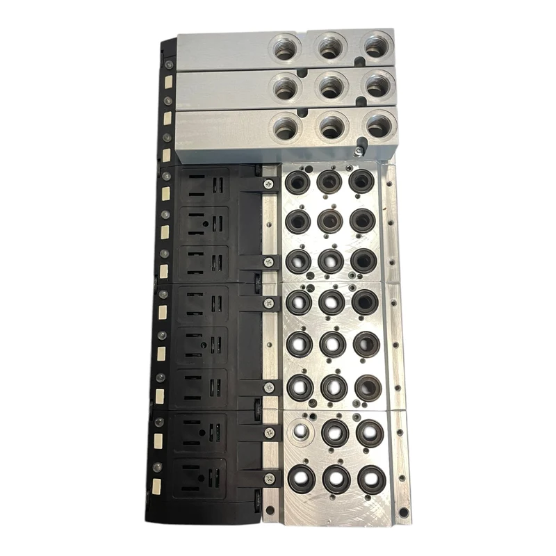 Camozzi 3P8 3P8-JAA-2C2M4B3X-U77 Magnetventilblock für industriellen Einsatz