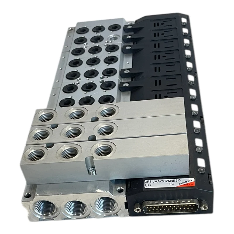 Camozzi 3P8 3P8-JAA-2C2M4B3X-U77 Magnetventilblock für industriellen Einsatz