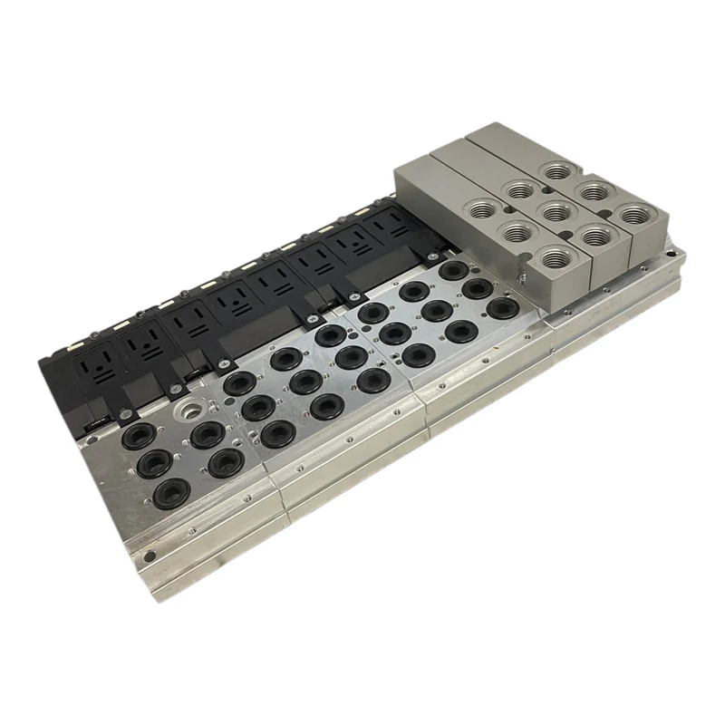 Camozzi 3P8 3P8-JAA-2C2M4B3X-U77 Magnetventilblock für industriellen Einsatz