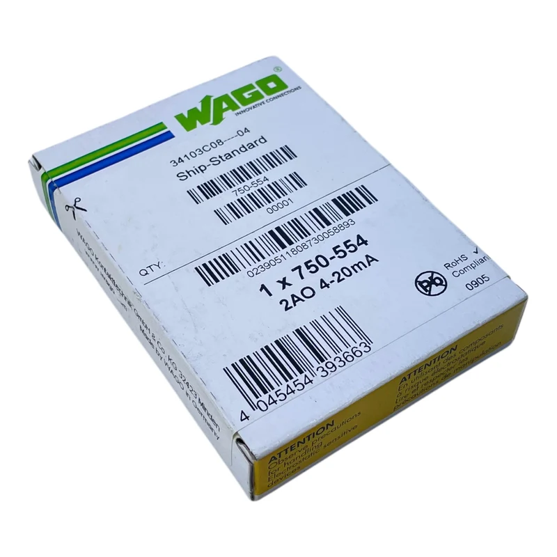 Wago 750-554 Analoges Ausgangsmodul für SPS Wago 750-554 Analoges Ausgangsmodul