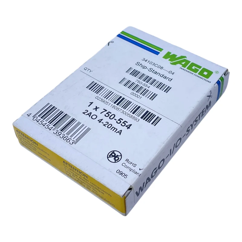 Wago 750-554 Analoges Ausgangsmodul für SPS Wago 750-554 Analoges Ausgangsmodul