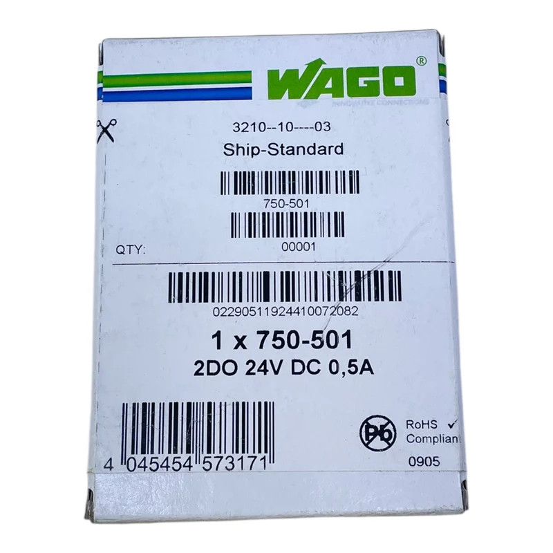 Wago 750-501 SPS-E/A Modul für Serie 75 Wago 750-501 SPS-E/A Modul für Serie 75