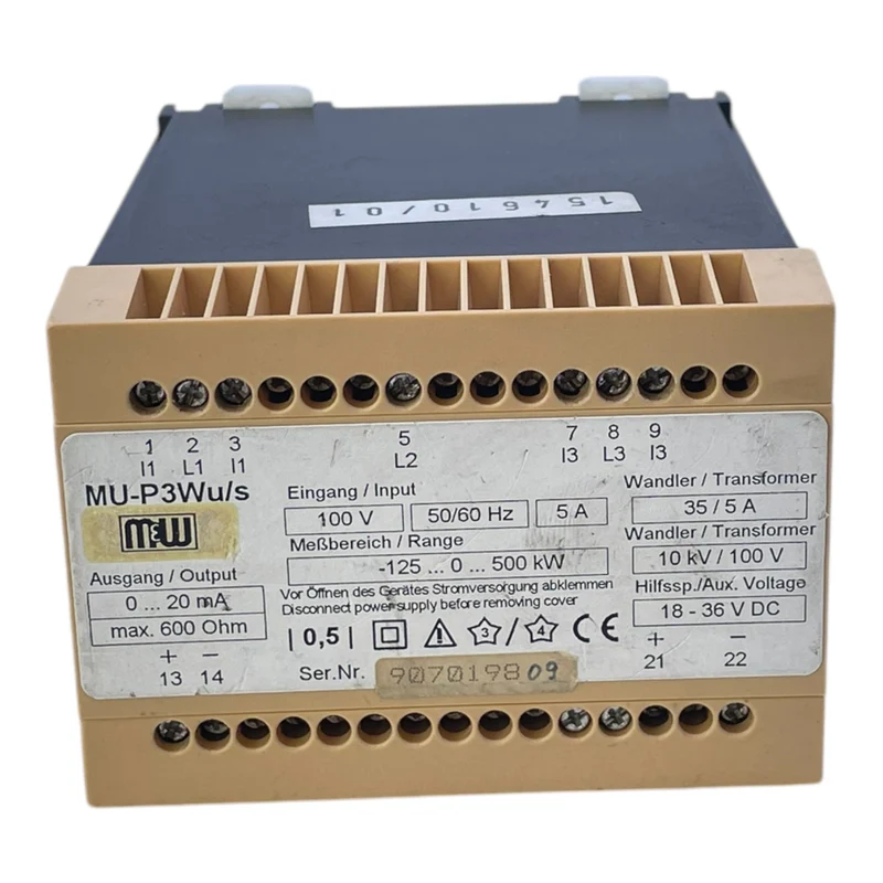 M&W MU-P3Wu/s Wiederstand-Messumformer M&W MU-P3Wu/s Wiederstand-MessumformerM&W