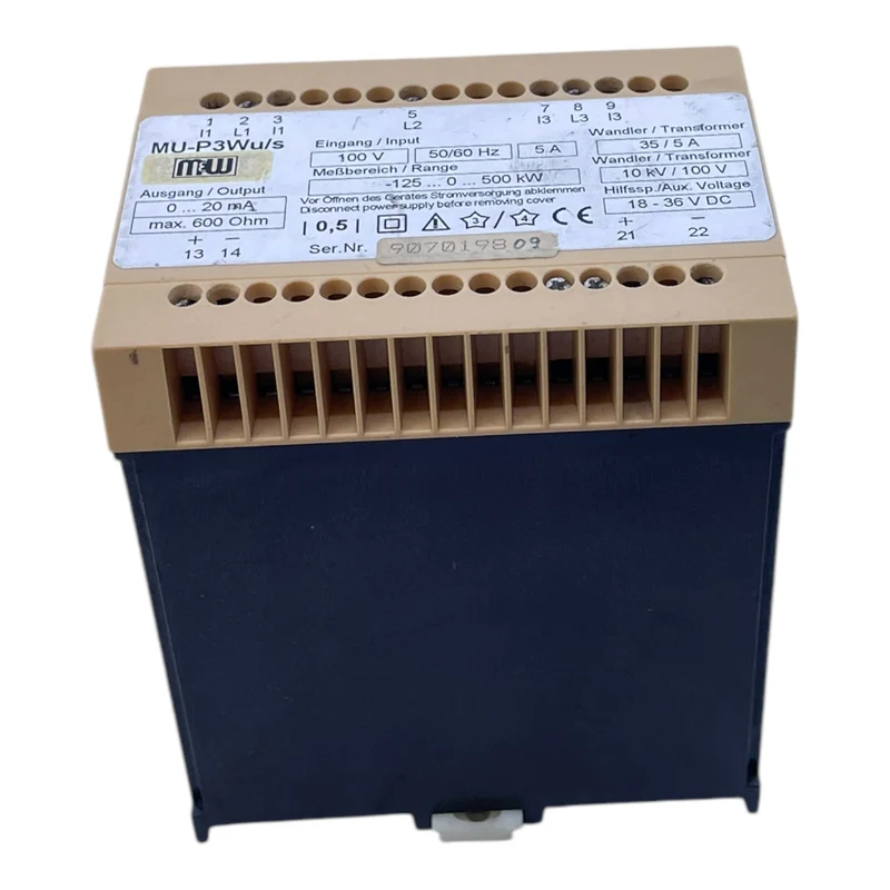M&W MU-P3Wu/s Wiederstand-Messumformer M&W MU-P3Wu/s Wiederstand-MessumformerM&W