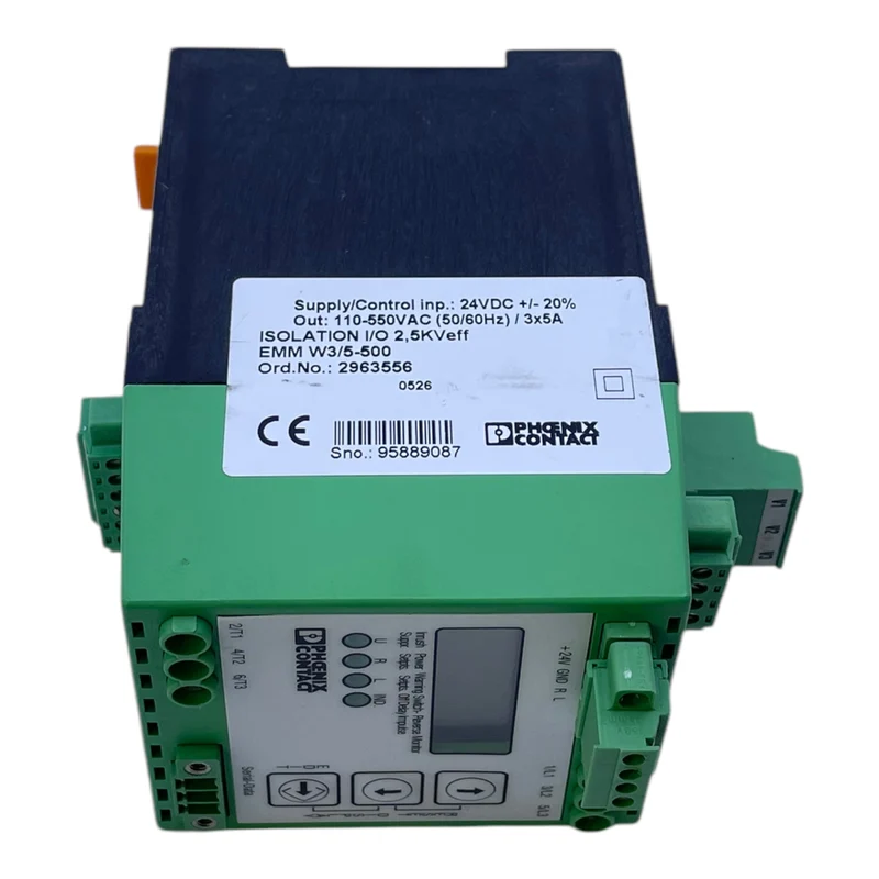 Phoenix Contact EMM W3/5-500 Motorcontroller 2963556 Phoenix Contact EMM W3/5-50