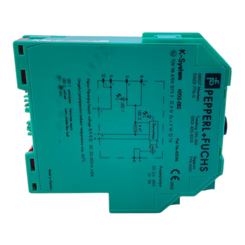 Pepperl+Fuchs KFD2-EB2 Trennschaltverstärker 43546 Pepperl+Fuchs KFD2-EB2 Pepper