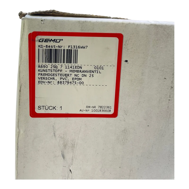 Gemü R690 25D 7 1141EDN Membranventil Gemü R690 25D 7 1141EDN Membranventil Gemü