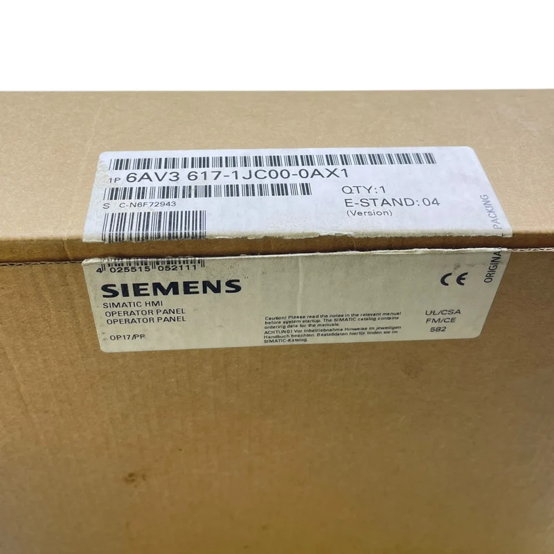 Siemens 6AV3617-1JC00-0AX1 Bedieneinheit Operator Panel Siemens 6AV3617-1JC00-0A