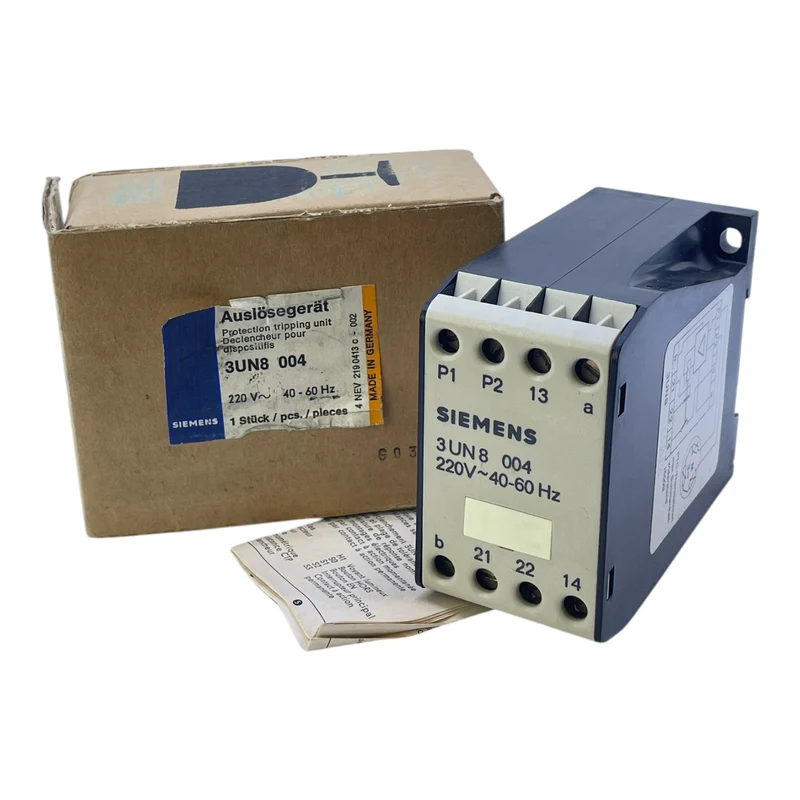 Siemens 3UN8004 Auslösegerät Siemens 3UN8004 Auslösegerät Siemens 3UN8004 Auslös