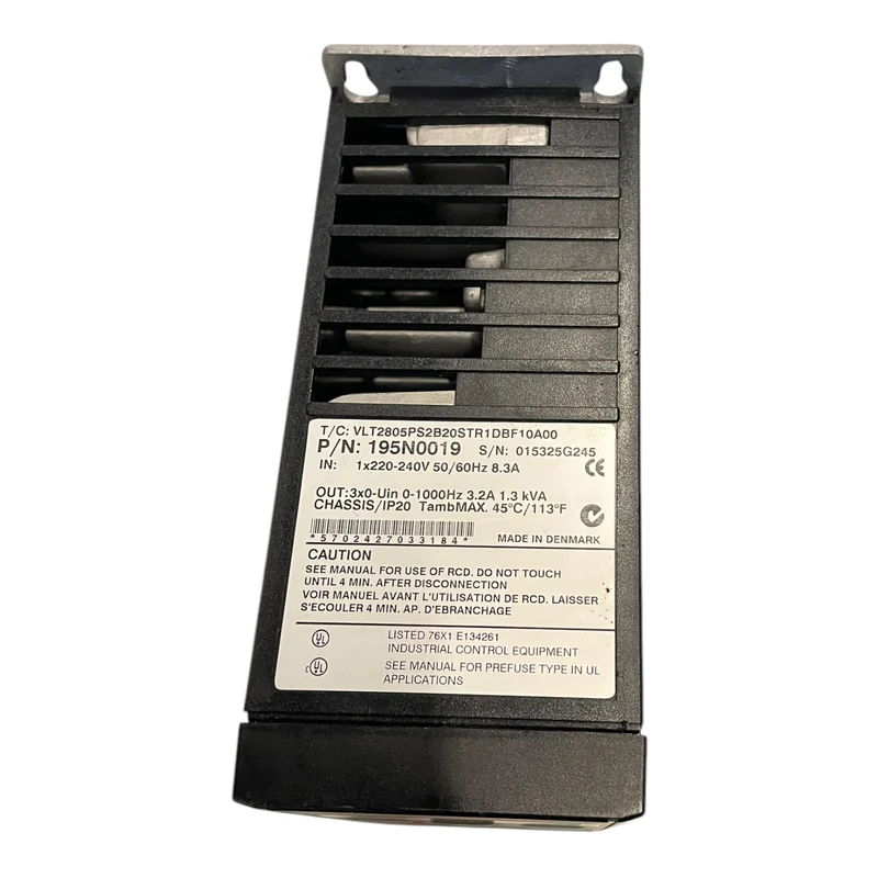 Danfoss 195N0019 Frequenzumrichter 1,3kVA VLT2805PS2B20STR1DBF10A00