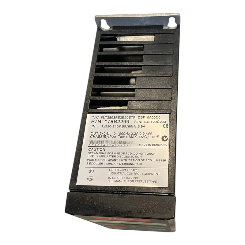 Danfoss 178B2299 Frequenzumrichter 0,9kVA VLT2803PS2B20STR4DBF10A00C0 Industrie