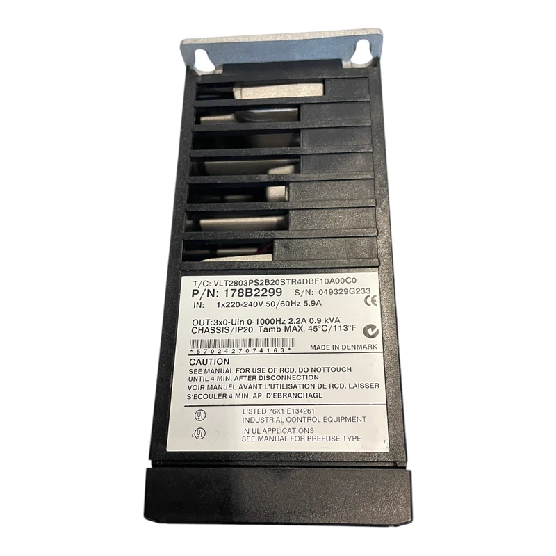 Danfoss 178B2299 Frequenzumrichter 0,9kVA VLT2803PS2B20STR4DBF10A00C0 Industrie