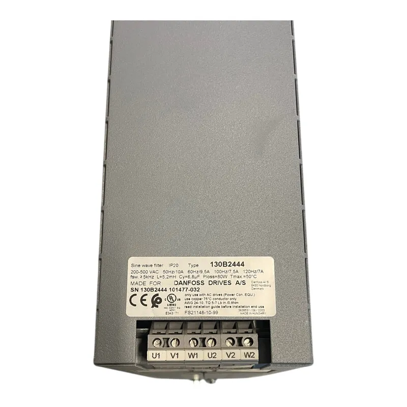 Danfoss 130B2444 Sinusfilter 200-500V AC 50Hz 10A 60Hz 9,5A Industrie Einsatz