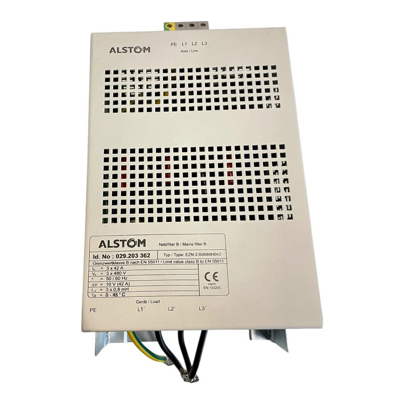 Alstom EZN3B0080H042 Netzfilter 3x480V 50/60Hz für industriellen Einsatz