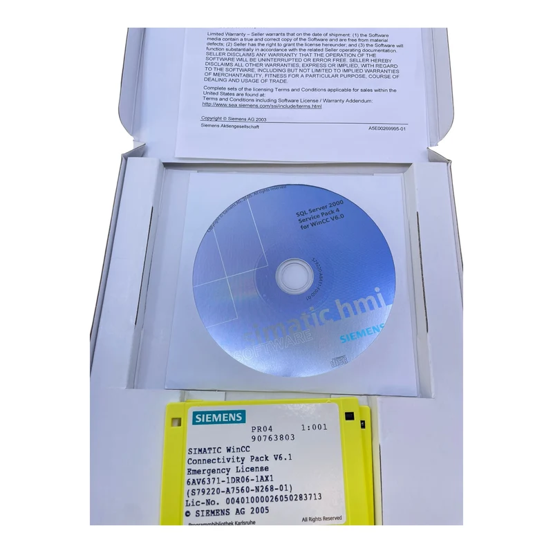Siemens 6AV6371-1DR06-1AX1 SIMATIC WinCC/Connectivity Pack V6.2 Siemens 6AV6371-