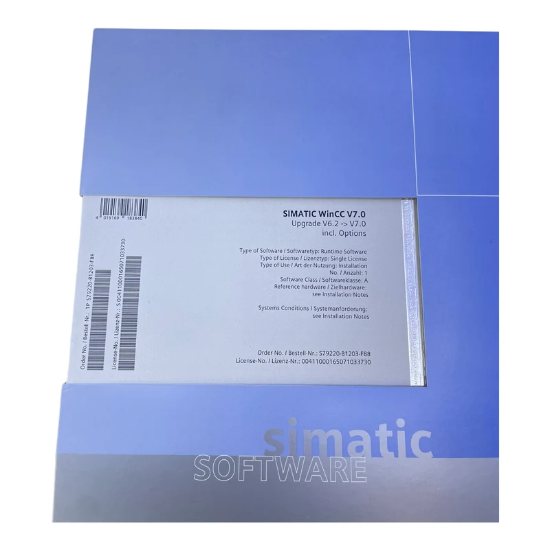 Siemens SIMATIC WinCC V7.0 Software S79220-B1203-F88 Siemens SIMATIC WinCC V7.0