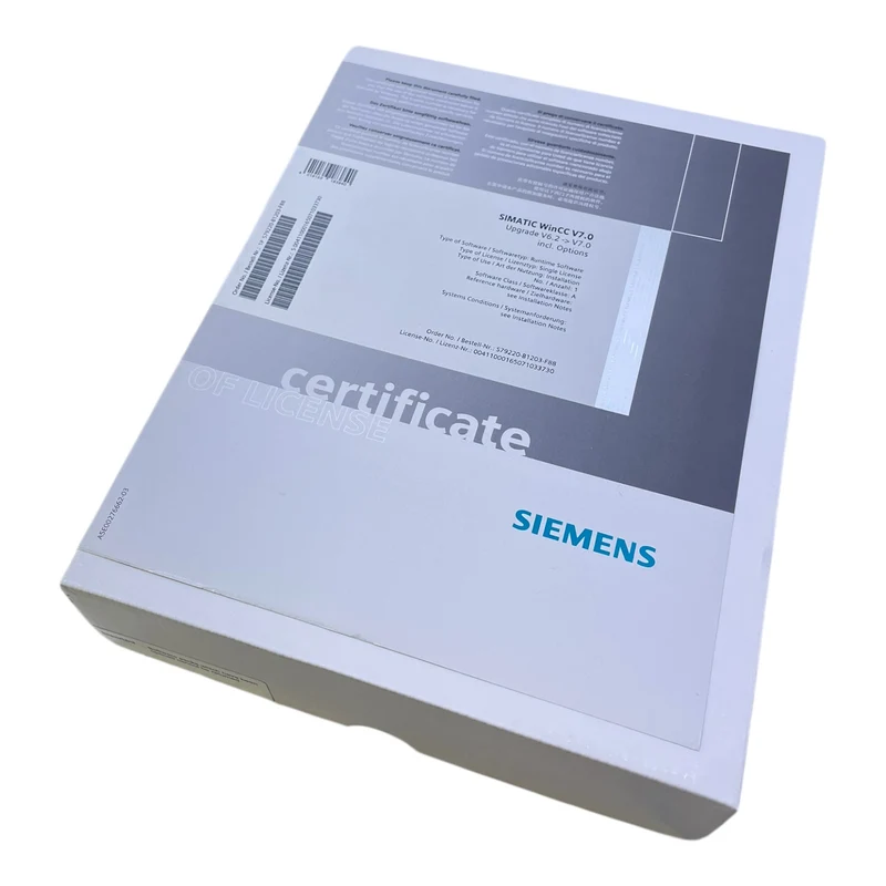 Siemens SIMATIC WinCC V7.0 Software S79220-B1203-F88 Siemens SIMATIC WinCC V7.0