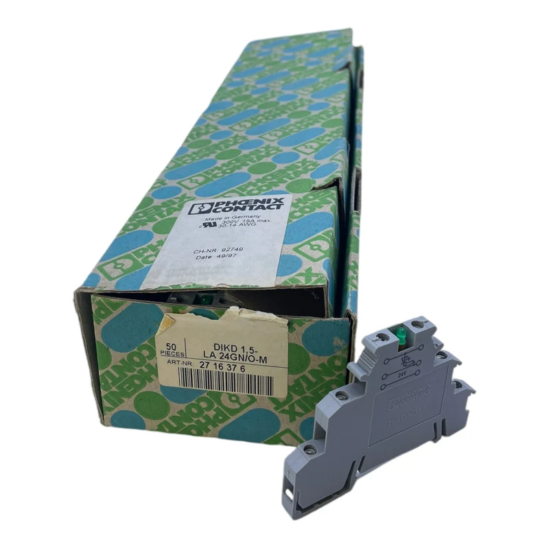 Phoenix Contact DIKD1,5 LA24GN/O-M Initiatoren-/Aktorenklemme 2716376 VE: 50stk