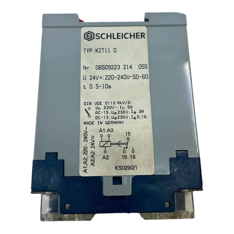 Schleicher KZT11D Zeitrelais Schleicher KZT11D Zeitrelais Schleicher KZT11D KZT1