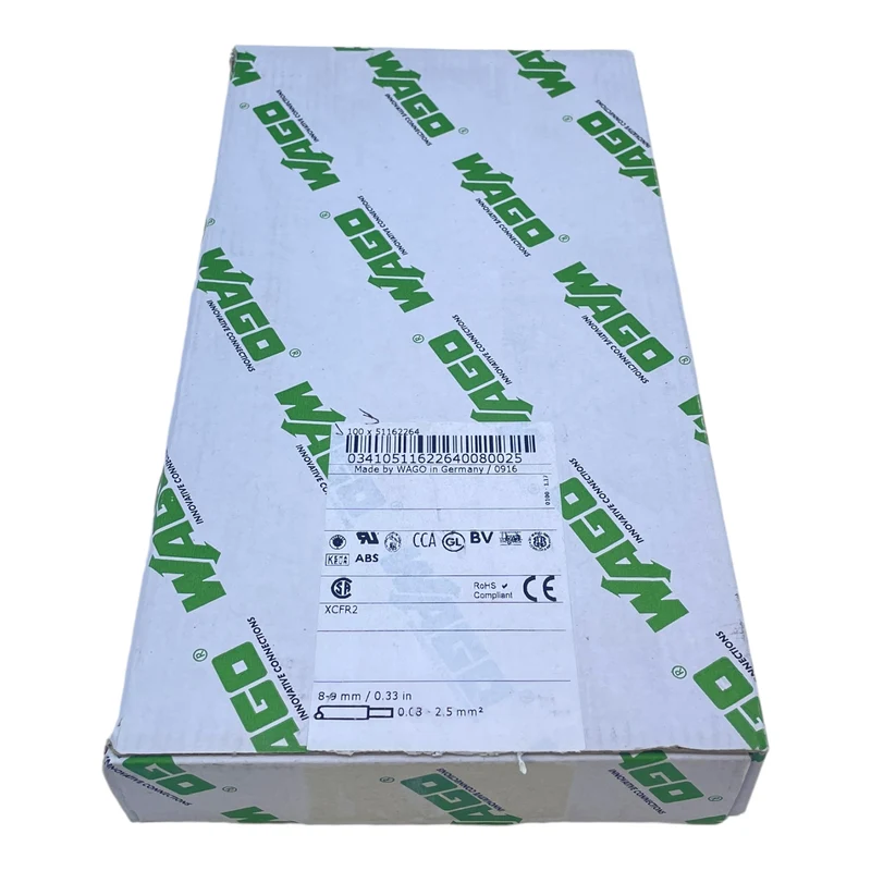 Wago 51162264 Schutzleiterklemme VE:100stk/pcs Wago 51162264 Schutzleiterklemme