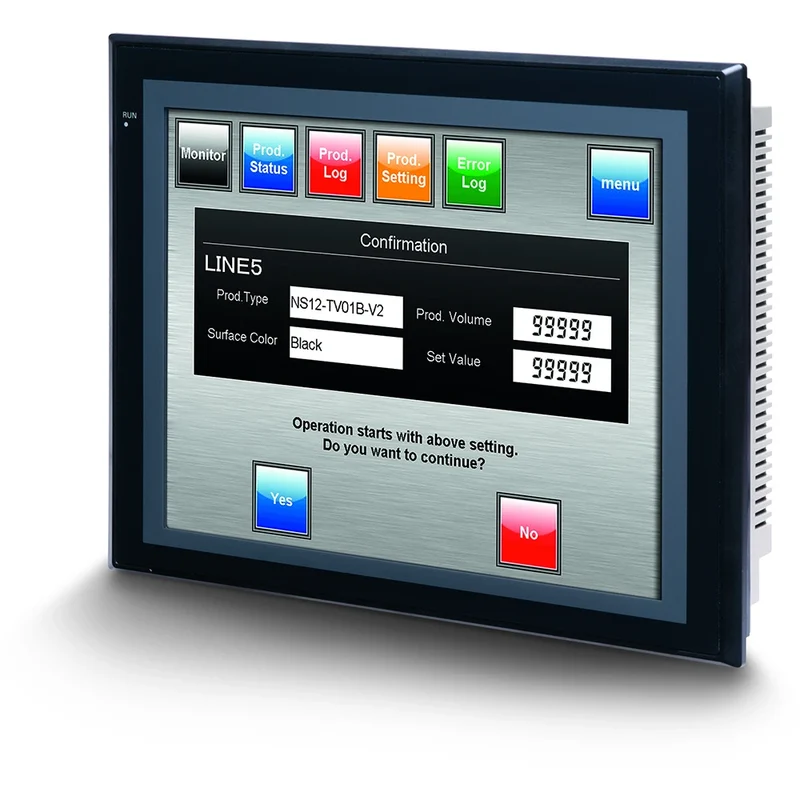 Omron NS12-TS01B-V2 NS Series 12.1 Inch TFT Touchscreen HMI Black