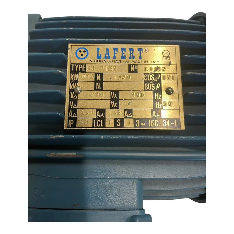 Lafert ST71S4 Elektromotor 0,37kW für Industriellen Einsatz Elektromotor