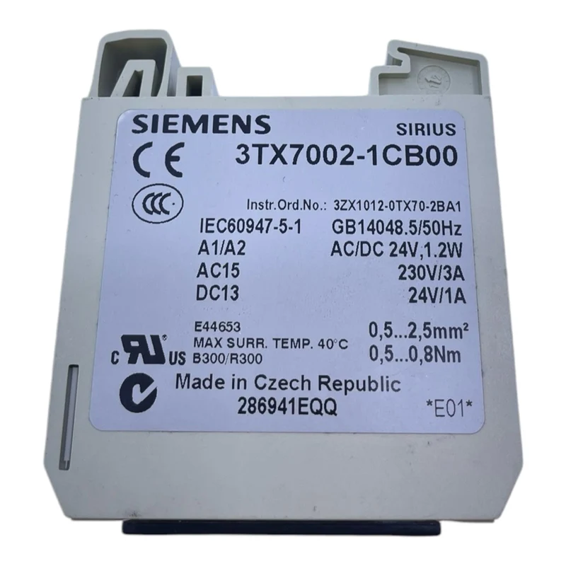Siemens 3TX7002-1CB00 Hilfsschütz Siemens 3TX7002-1CB00 Hilfsschütz Siemens 3TX7