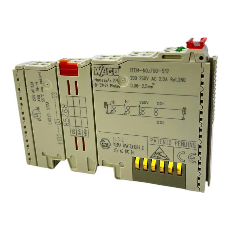 Wago 750-512 SPS-Digitalausgangsmodul VE:10stk Wago 750-512 SPS-Digitalausgang