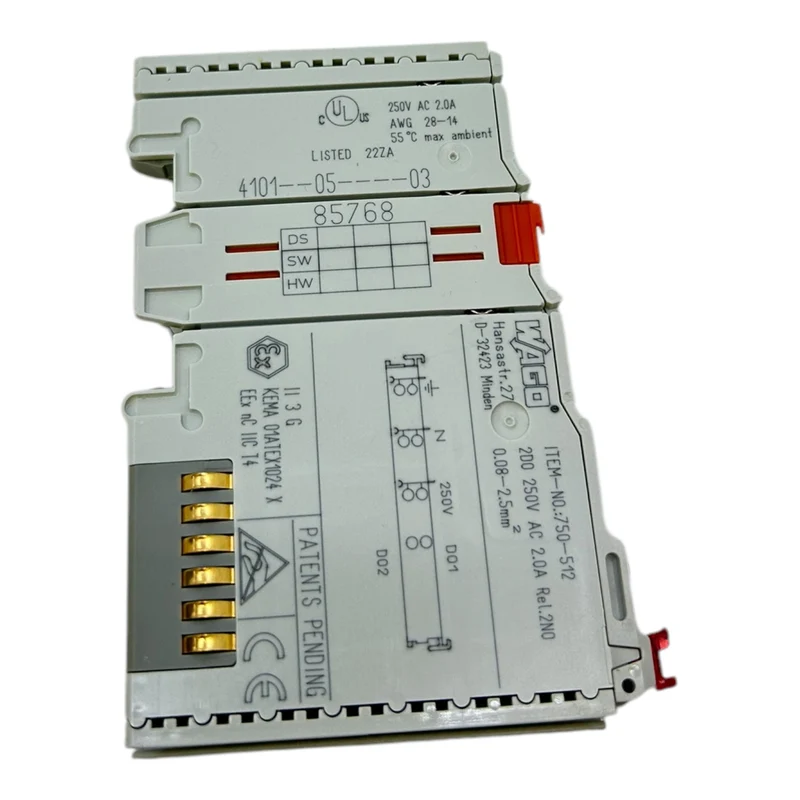 Wago 750-512 SPS-Digitalausgangsmodul VE:10stk Wago 750-512 SPS-Digitalausgang