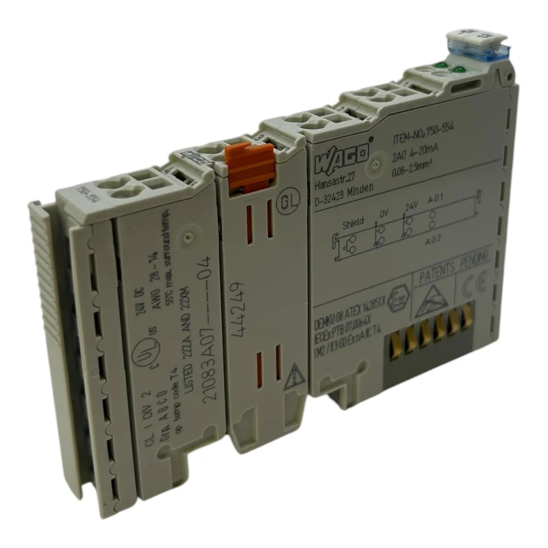 Wago 750-554 SPS-Analogausgangsmodul Wago 750-554 SPS-Analogausgangsmodul Wago
