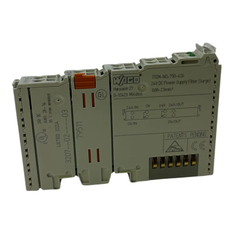 Wago 750-626 SPS-Filtermodul Wago 750-626 SPS-Filtermodul Wago 750-626 SPS-Filte
