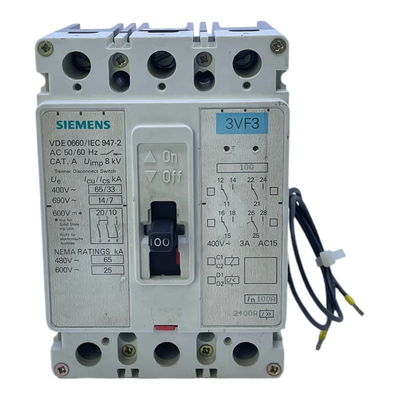 Siemens 3VF3 Leistungsschalter Siemens 3VF3 Leistungsschalter Siemens 3VF3 3VF3