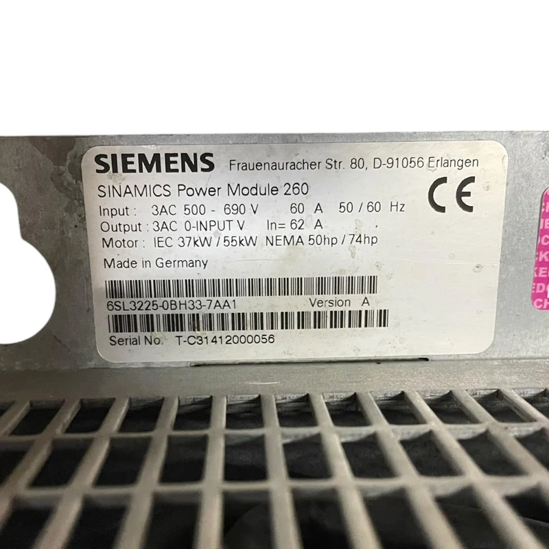 Siemens Powermodul Frequenzumrichter SINAMICS 260 6SL3225-0BH33-7AA1 SINAMICS