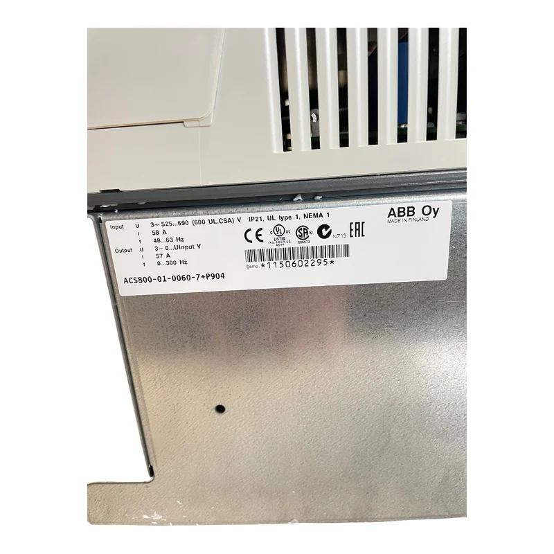 ABB ACS800-01-0060-7+P904 Frequenzumrichter für industriellen Einsatz