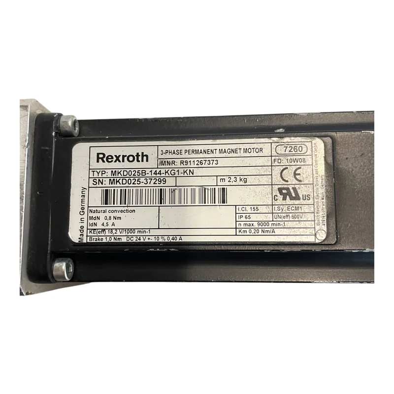 Rexroth Servomotor 0,8Nm mit Getriebe R911267373 + R911320160 Servomotor 0,8Nm