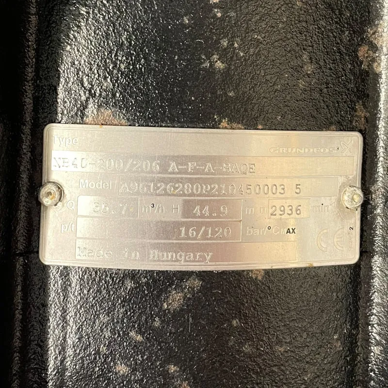 Grundfos MG160MB2-42FF300-F1 NB40-200/206A-F-A-BAQE Wasserpumpe IndustrieEinsatz