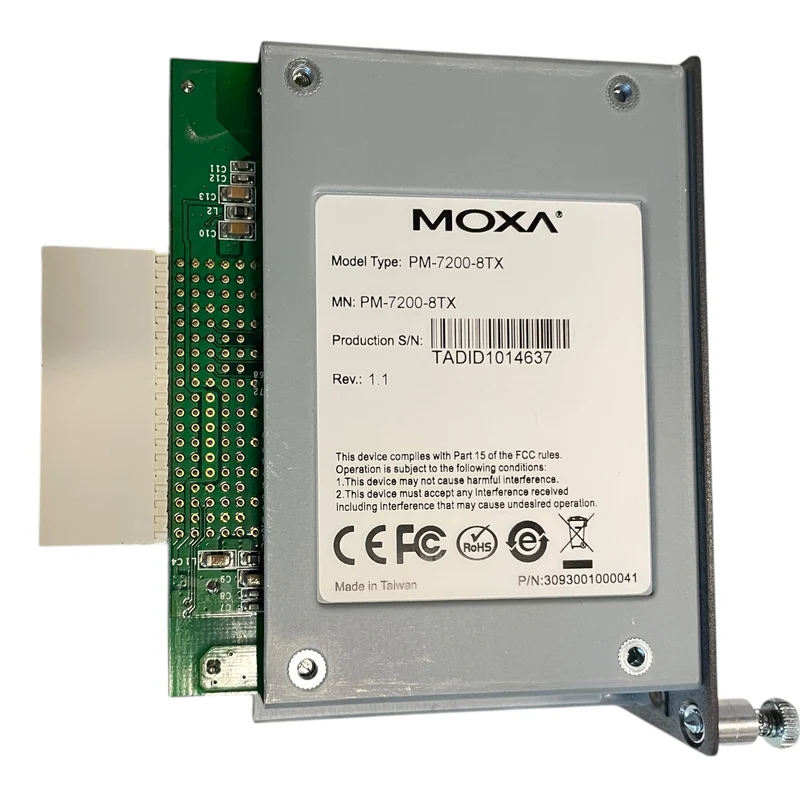 Moxa PM-7200-8TX Ethernet Erweiterungsmodul für industriellen Einsatz
