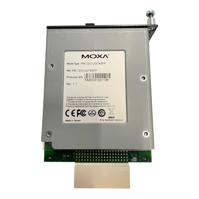 Moxa PM-7200-2GTXSFP Ethernet Erweiterungsmodul für industriellen Einsatz