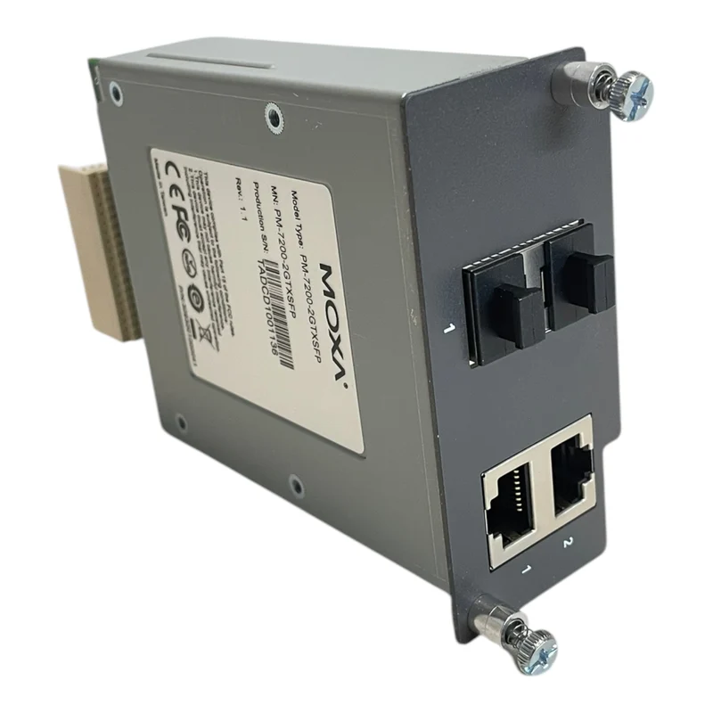 Moxa PM-7200-2GTXSFP Ethernet Erweiterungsmodul für industriellen Einsatz