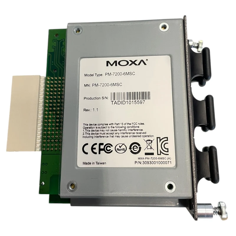 Moxa PM-7200-6MSC Ethernet Erweiterungsmodul für industriellen Einsatz