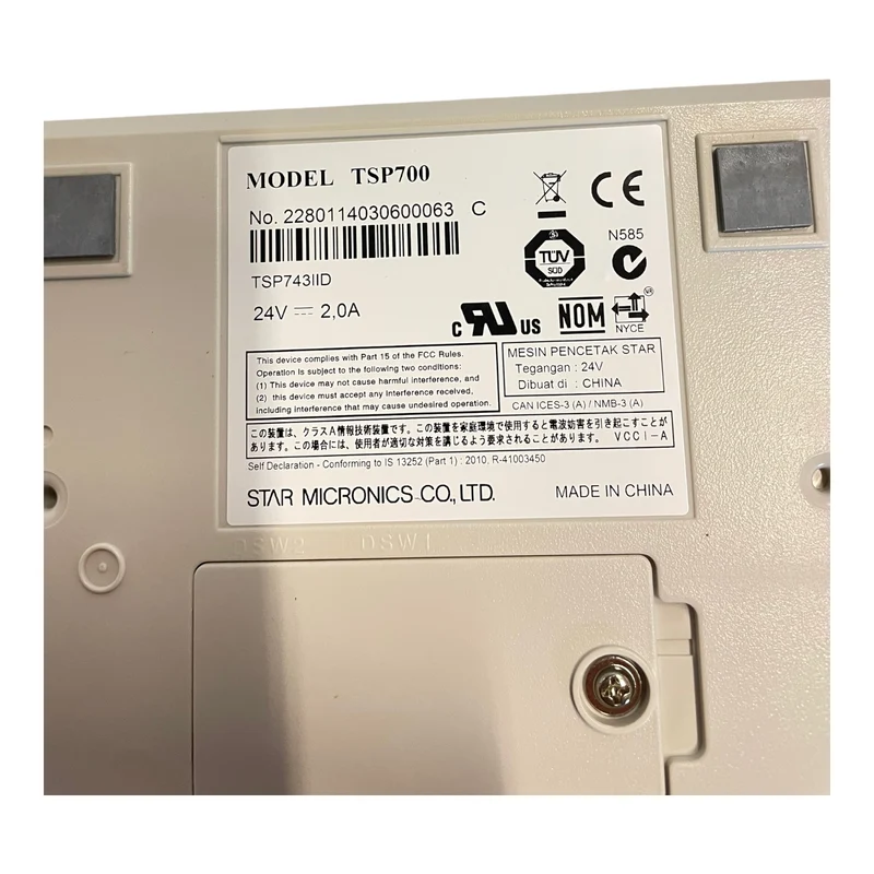 Star TSP700 Thermodrucker 24V 2,0A Thermo Drucker