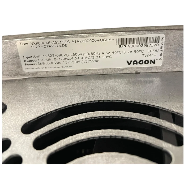 Vacon NXP00046-A5L1SSS-A1A2000000 Frequenzumrichter 3kW 525-690V 50/60Hz 4,5A