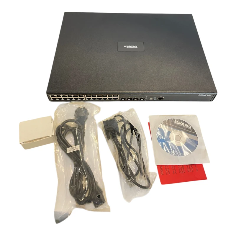 Black Box LGS103AE Gigabit L3 Managed Switch with 10g Uplinks Industrie Einsatz