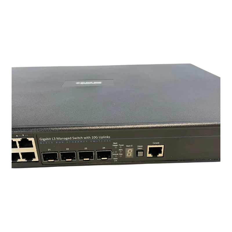 Black Box LGS103AE Gigabit L3 Managed Switch with 10g Uplinks Industrie Einsatz