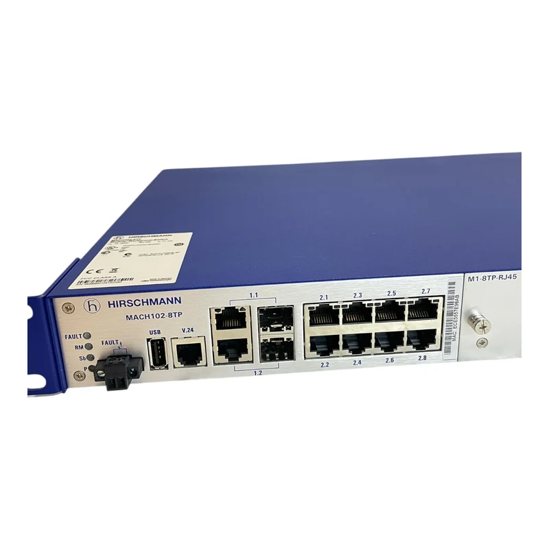 Hirschmann MACH102-8TP Ethernet Switch Gigabit 100-240V AC 50/60Hz 0,4-0,2A