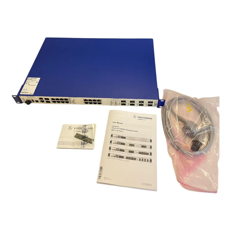 Hirschmann MACH102-8TP Ethernet Switch Gigabit 100-240V AC 50/60Hz 0,4-0,2A