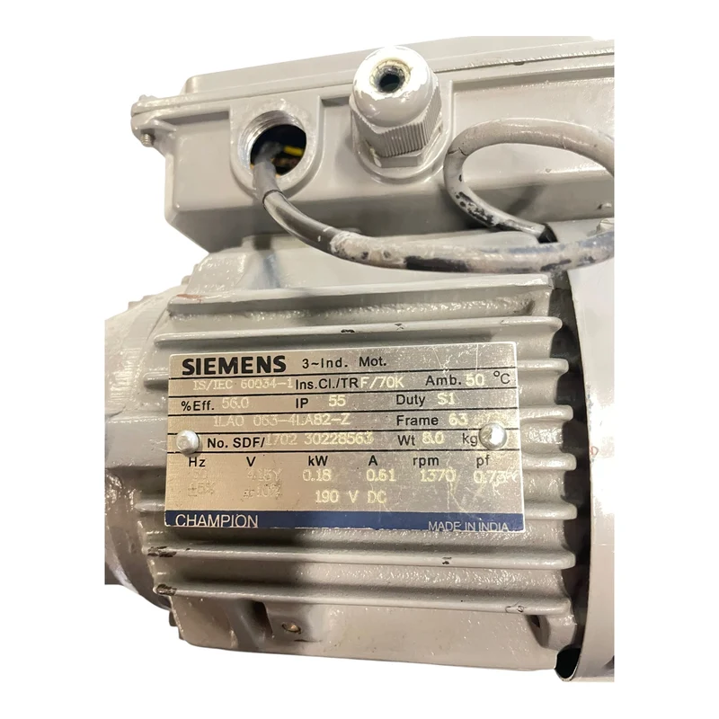 Siemens 1LA0063-4LA82-Z 0,18kW Elektromotor Ø 11mm für industriellen Einsatz