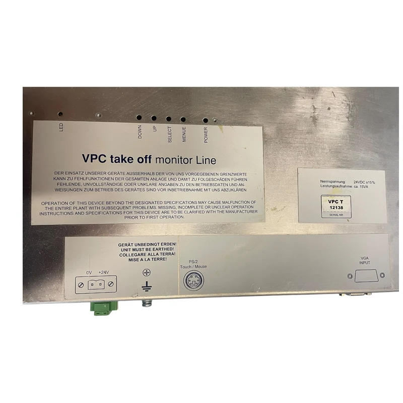Lauer VPC T take off line Bedienpanel für industriellen Einsatz Bedienpanel