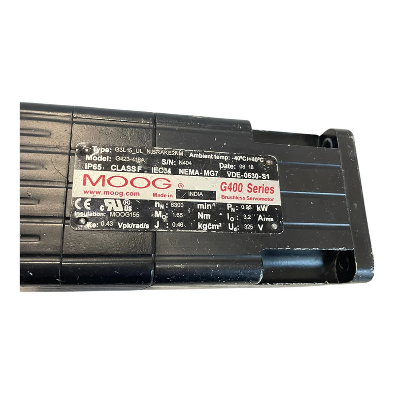 Moog G3L15-UL-N BRAKE2NM Servomotor Ø 11mm für industriellen Einsatz Servomotor